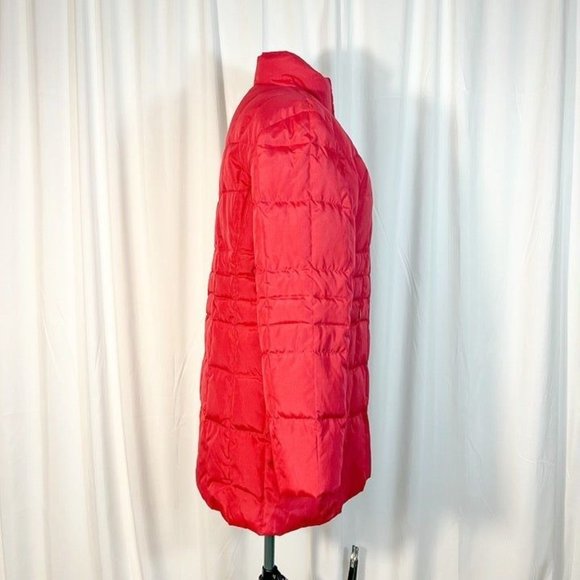 Portrait Sz 9/10 Red Down feathers Filled Jacket - Picture 4 of 5